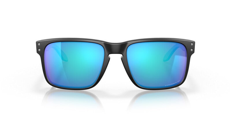OAKLEY Holbrook Sonnenbrille Gestell Mattschwarz - Gläser Prizm Sapphire Polarized
