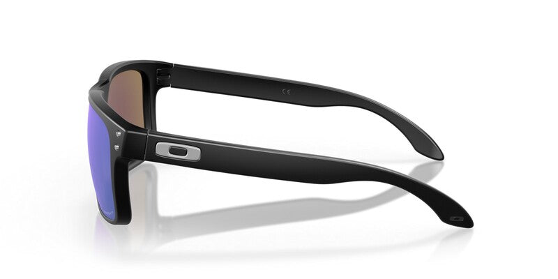 OAKLEY Holbrook Sonnenbrille Gestell Mattschwarz - Gläser Prizm Sapphire Polarized
