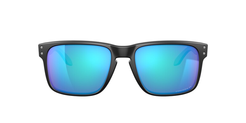 OAKLEY Holbrook Sonnenbrille Gestell Mattschwarz - Gläser Prizm Sapphire Polarized