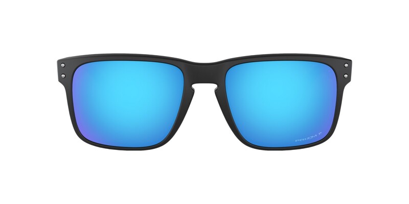 OAKLEY Holbrook Sonnenbrille Gestell Mattschwarz - Gläser Prizm Sapphire Polarized