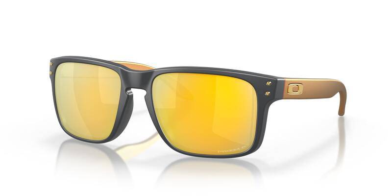 OAKLEY Holbrook™ Sonnenbrille mit 24k Polarized Gläsern, stilvolle Brille aus robustem Rahmen, klare Sicht und UV-Schutz