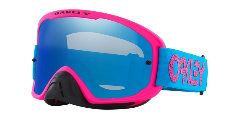 OAKLEY O Frame 2.0 Pro MX Brille - Blau Crackle Schwarz Ice Iridium Linse