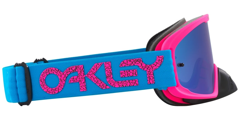 OAKLEY O Frame 2.0 Pro MX Brille - Blau Crackle Schwarz Ice Iridium Linse