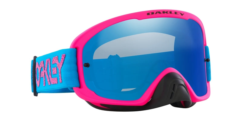 OAKLEY O Frame 2.0 Pro MX Brille - Blau Crackle Schwarz Ice Iridium Linse
