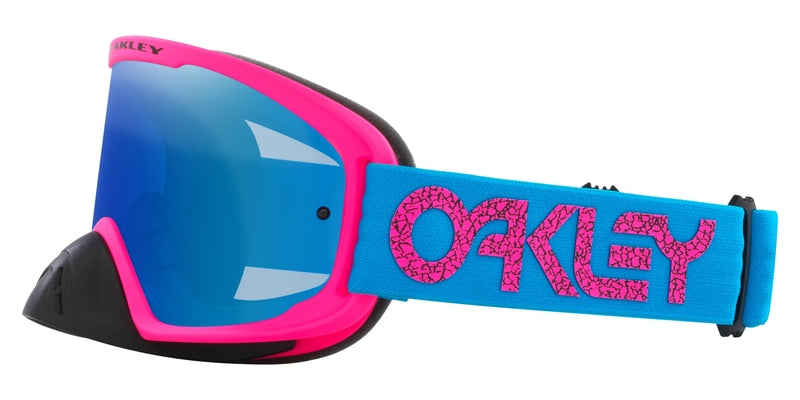 OAKLEY O Frame 2.0 Pro MX Brille - Blau Crackle Schwarz Ice Iridium Linse