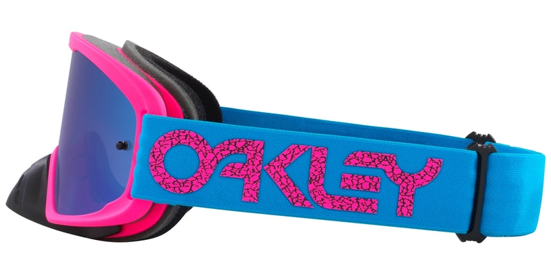 OAKLEY O Frame 2.0 Pro MX Brille - Blau Crackle Schwarz Ice Iridium Linse