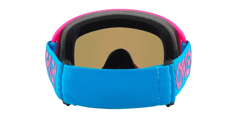 OAKLEY O Frame 2.0 Pro MX Brille - Blau Crackle Schwarz Ice Iridium Linse