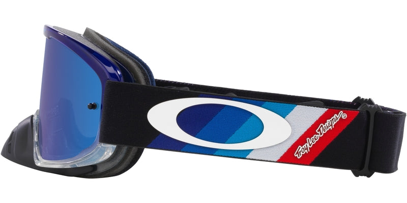 OAKLEY O Frame 2.0 Pro MX Brille - TLD Schwarze Stripes Schwarz Ice Iridium Linse