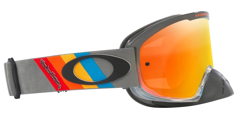 OAKLEY O Frame 2.0 Pro MX Brille - TLD Graue Stripes Fire Iridium Linse