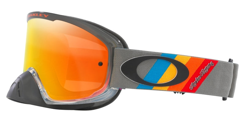 OAKLEY O Frame 2.0 Pro MX Brille - TLD Graue Stripes Fire Iridium Linse