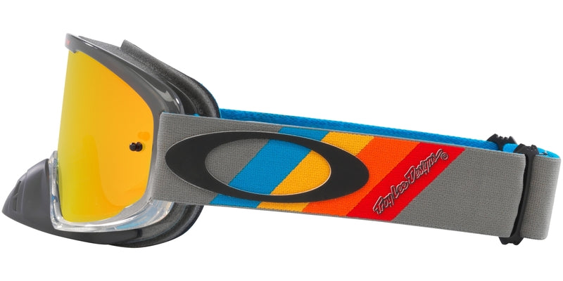 OAKLEY O Frame 2.0 Pro MX Brille - TLD Graue Stripes Fire Iridium Linse