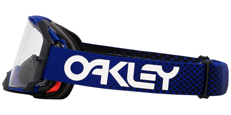 OAKLEY Airbrake MX Brille - Moto Blau B1B Klares Glas