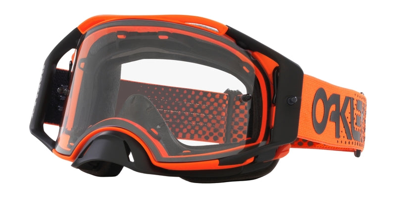OAKLEY Airbrake MX Brille - Moto orange B1B Klares Glas
