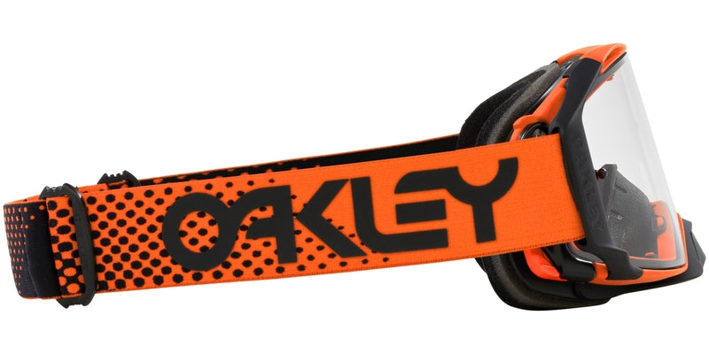 OAKLEY Airbrake MX Brille - Moto orange B1B Klares Glas
