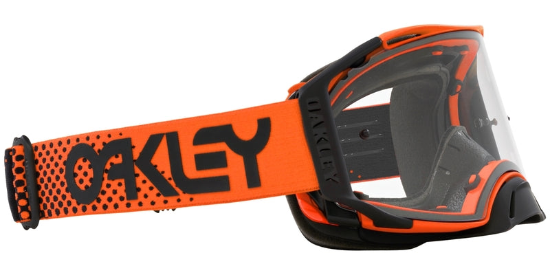 OAKLEY Airbrake MX Brille - Moto orange B1B Klares Glas