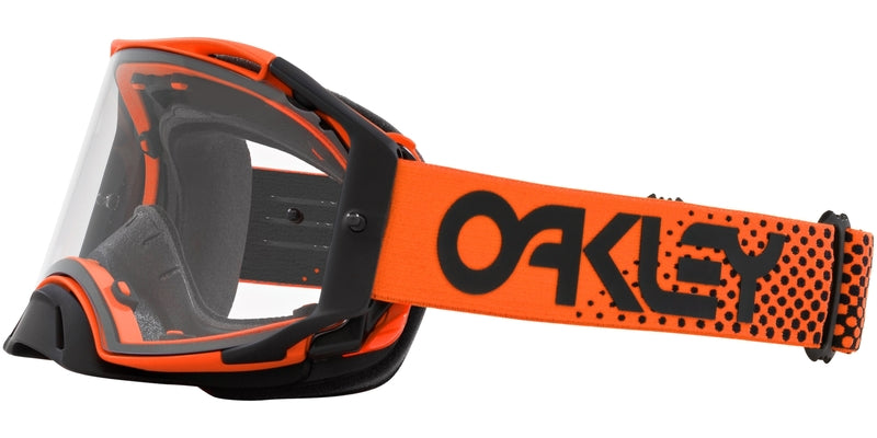 OAKLEY Airbrake MX Brille - Moto orange B1B Klares Glas