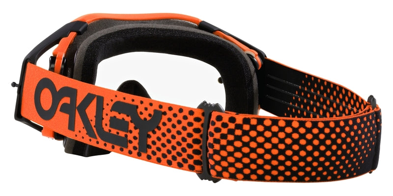 OAKLEY Airbrake MX Brille - Moto orange B1B Klares Glas