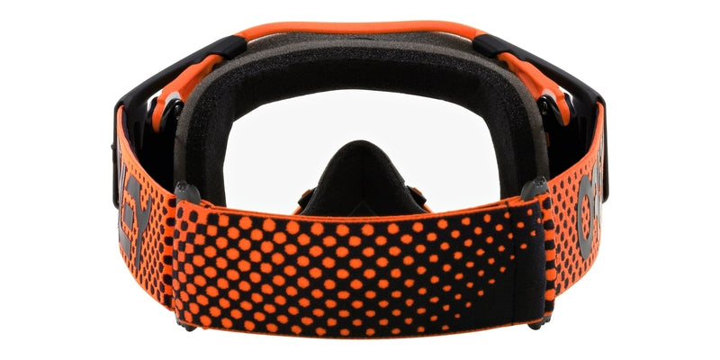 OAKLEY Airbrake MX Brille - Moto orange B1B Klares Glas