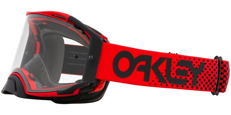 OAKLEY Airbrake MX Brille - Moto rot B1B Klares Glas