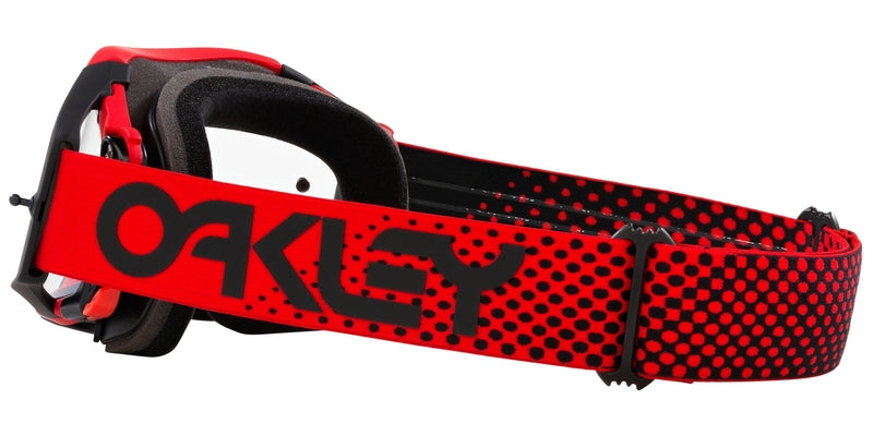 OAKLEY Airbrake MX Brille - Moto rot B1B Klares Glas