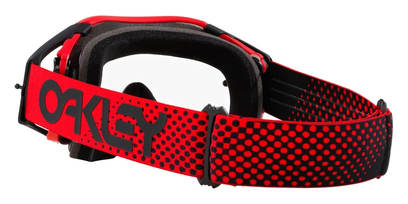OAKLEY Airbrake MX Brille - Moto rot B1B Klares Glas