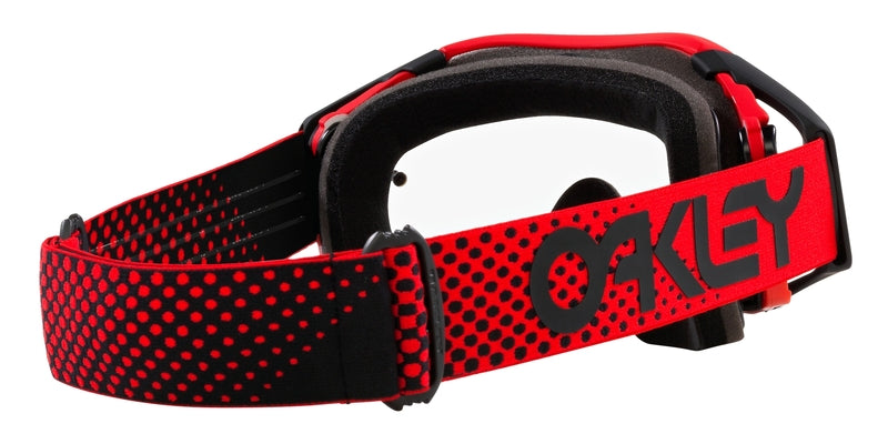 OAKLEY Airbrake MX Brille - Moto rot B1B Klares Glas