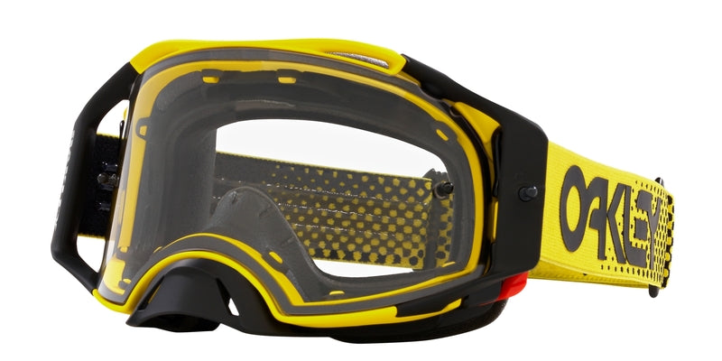 OAKLEY Airbrake MX Brille - Moto gelb B1B Klares Glas
