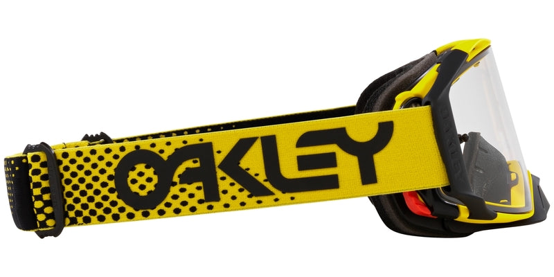 OAKLEY Airbrake MX Brille - Moto gelb B1B Klares Glas