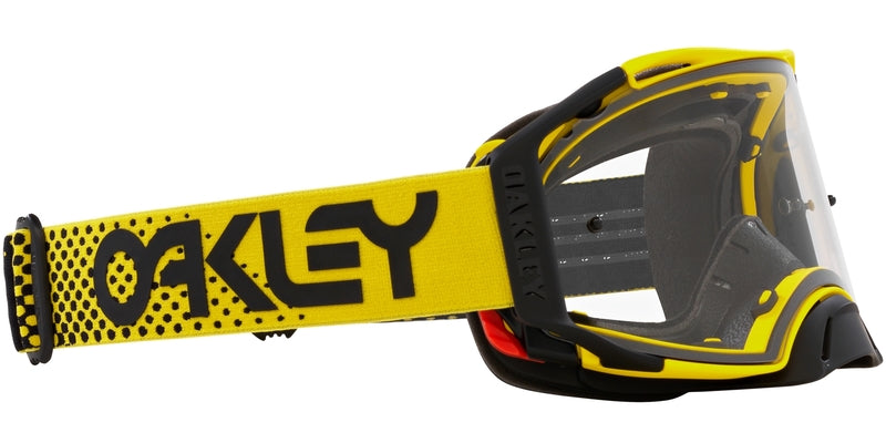 OAKLEY Airbrake MX Brille - Moto gelb B1B Klares Glas