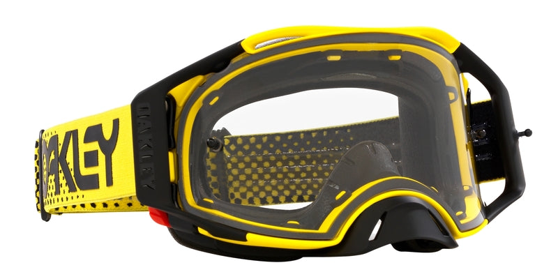 OAKLEY Airbrake MX Brille - Moto gelb B1B Klares Glas