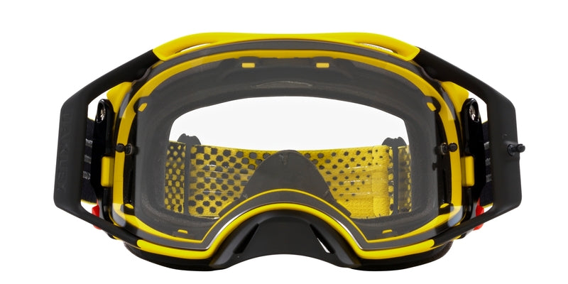 OAKLEY Airbrake MX Brille - Moto gelb B1B Klares Glas