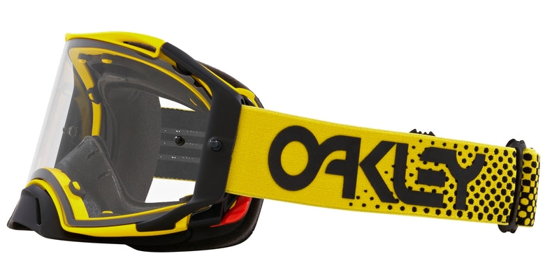 OAKLEY Airbrake MX Brille - Moto gelb B1B Klares Glas