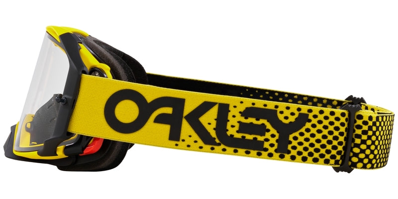 OAKLEY Airbrake MX Brille - Moto gelb B1B Klares Glas
