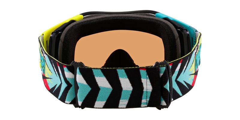 OAKLEY Airbrake MX-Brille mit schwarzen Prizm-Glas, Jeffrey Herlings Signatur, für Motocross, detailreiche Brille im Bild