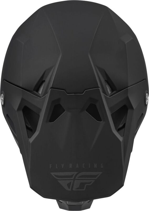 Fly Racing Formula Cp Solid Helm Mattschwarz