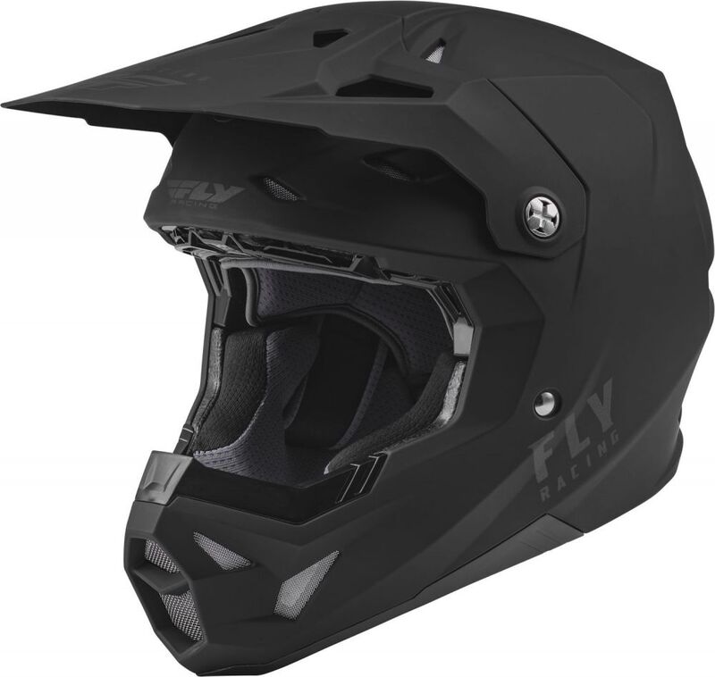Fly Racing Kinderhelm Formula Cp Solid Mattschwarz