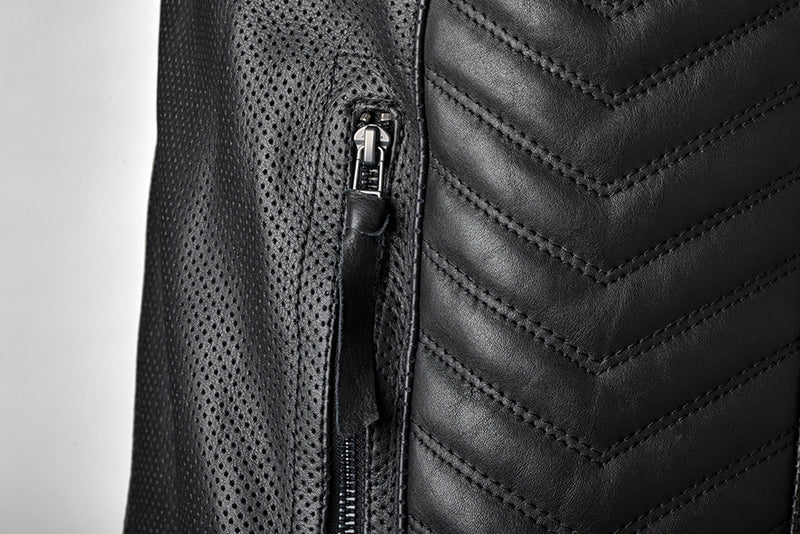 RST Roadster Air CE Lederjacke Herren - Schwarz