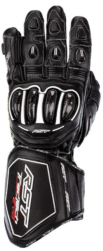 RST TracTech Evo 4 CE Damen Motorradhandschuhe - Schwarz/Schwarz/Schwarz