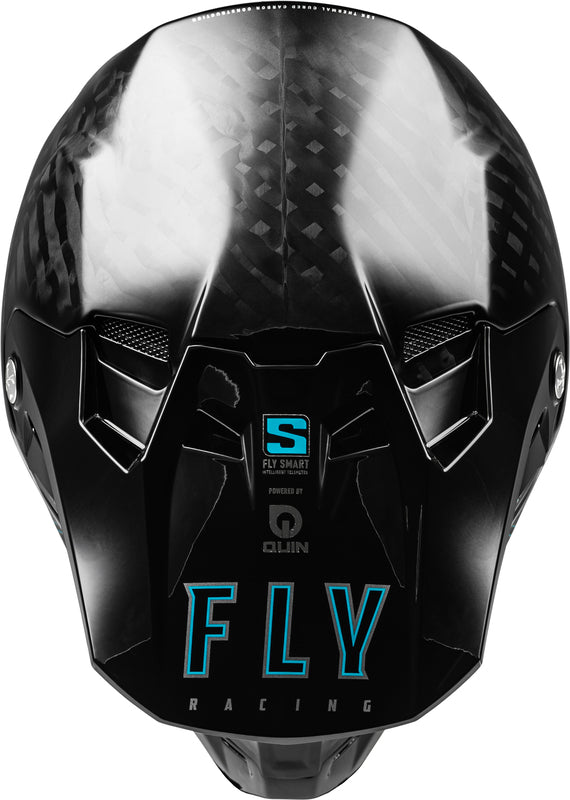 Fly Racing Formula S Carbon Solid Helm Schwarz