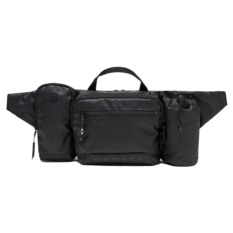OAKLEY Road Trip RC Tasche aus robustem Material mit mehreren Fächern, ideal für unterwegs, in schwarz mit Markenlogo.
