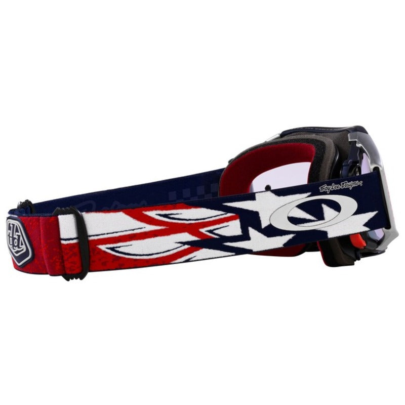 OAKLEY Airbrake MX Brille TLD rot weiß blau Wings - Prizm MX Low Light Linse