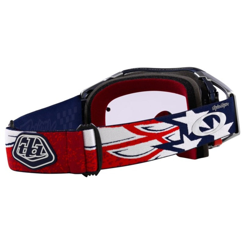 OAKLEY Airbrake MX Brille TLD rot weiß blau Wings - Prizm MX Low Light Linse