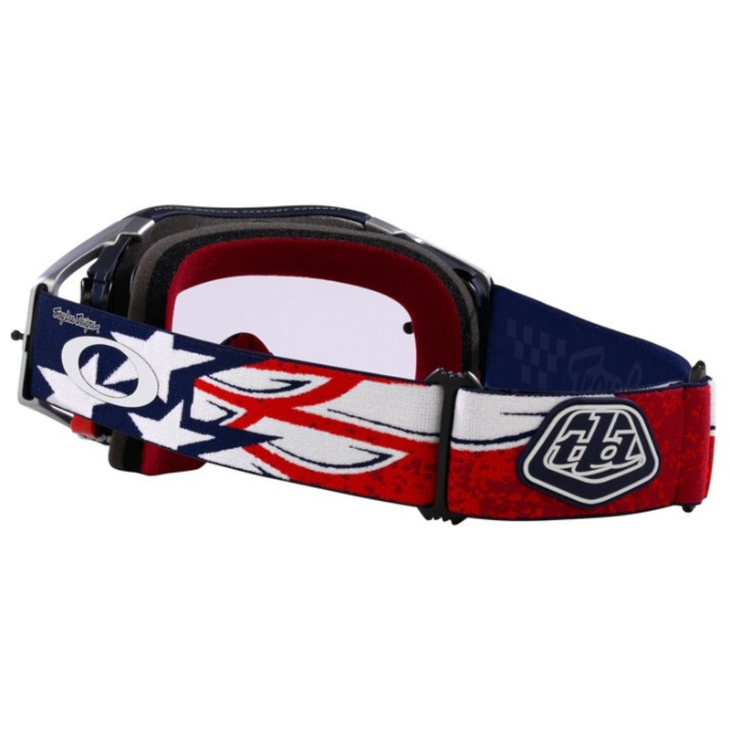 OAKLEY Airbrake MX Brille TLD rot weiß blau Wings - Prizm MX Low Light Linse