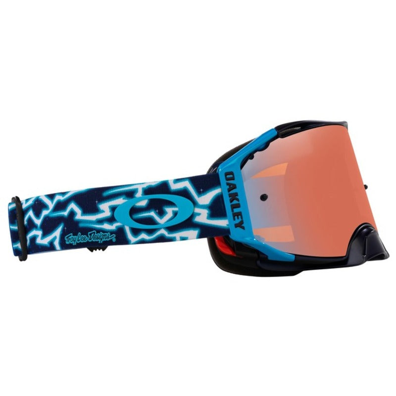 OAKLEY Airbrake MX Brille TLD blau Lightning - Prizm MX Sapphire Linse