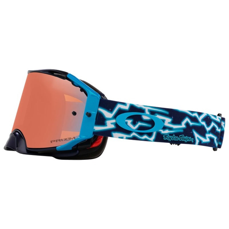 OAKLEY Airbrake MX Brille TLD blau Lightning - Prizm MX Sapphire Linse