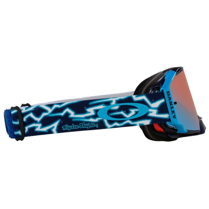 OAKLEY Airbrake MX Brille TLD blau Lightning - Prizm MX Sapphire Linse