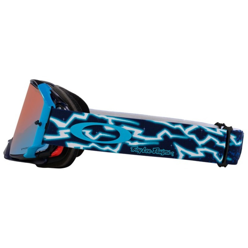 OAKLEY Airbrake MX Brille TLD blau Lightning - Prizm MX Sapphire Linse