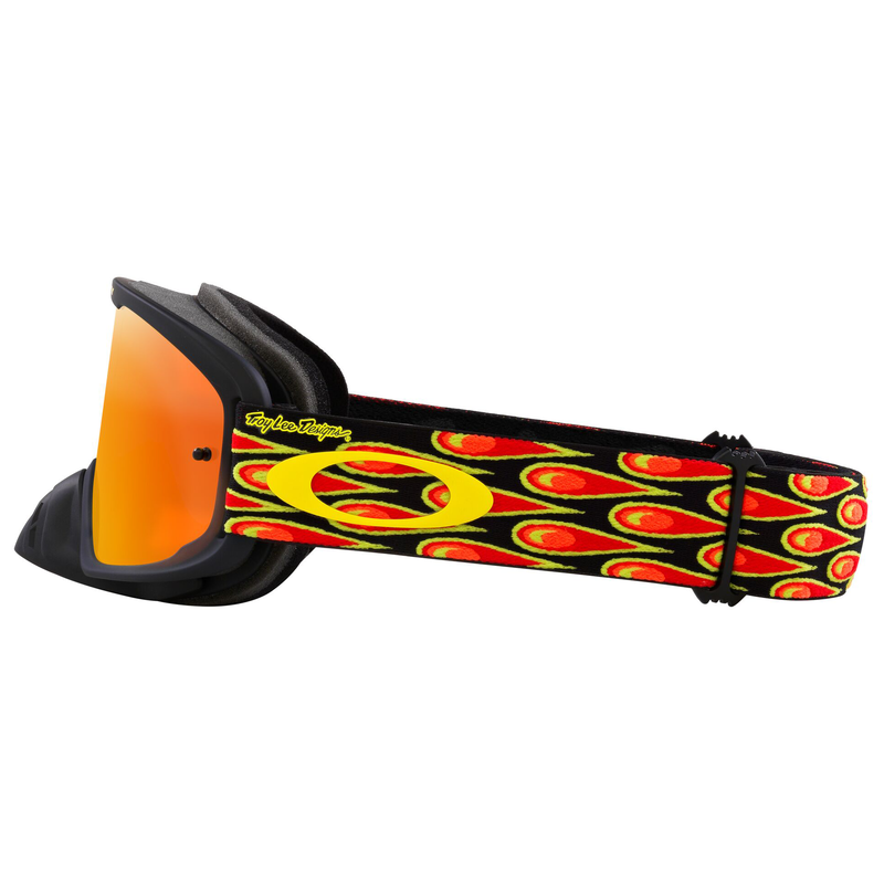 OAKLEY O Frame 2.0 Pro MX Brille TLD Speed Blubbles schwarz - Fire Iridium Lens