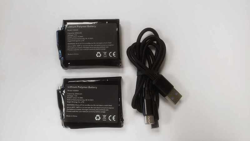 RST Batterie-Set und Kabel für beheizbare Motorradhandschuhe