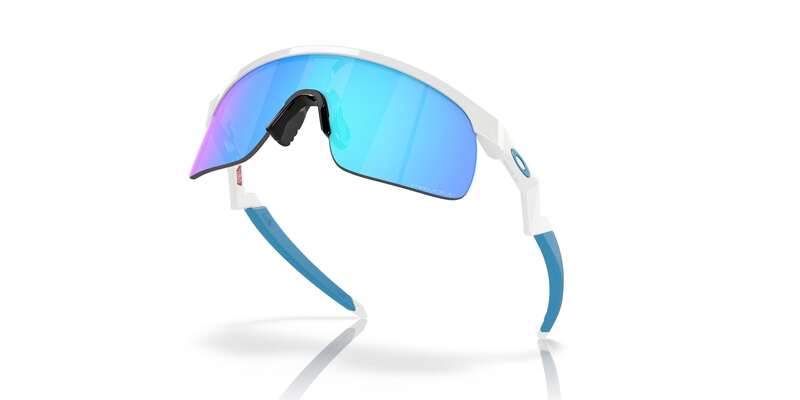 OAKLEY Resistor Jugend Sonnenbrille mit Prizm Sapphire Gläsern, sportliches Design und UV-Schutz, klare Sicht.